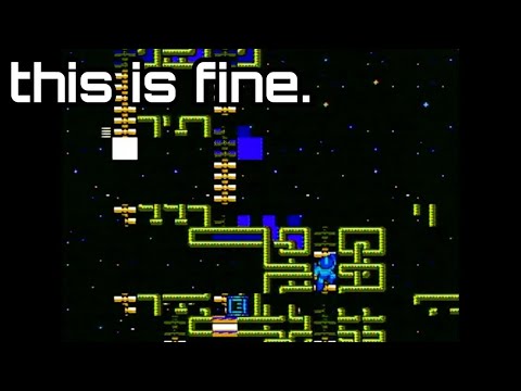 Mega Man 2 but it keeps getting more corrupted