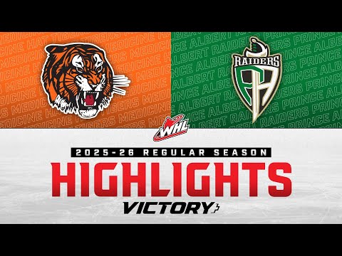 Medicine Hat Tigers at Prince Albert Raiders 11/29 | WHL Highlights 2025-26