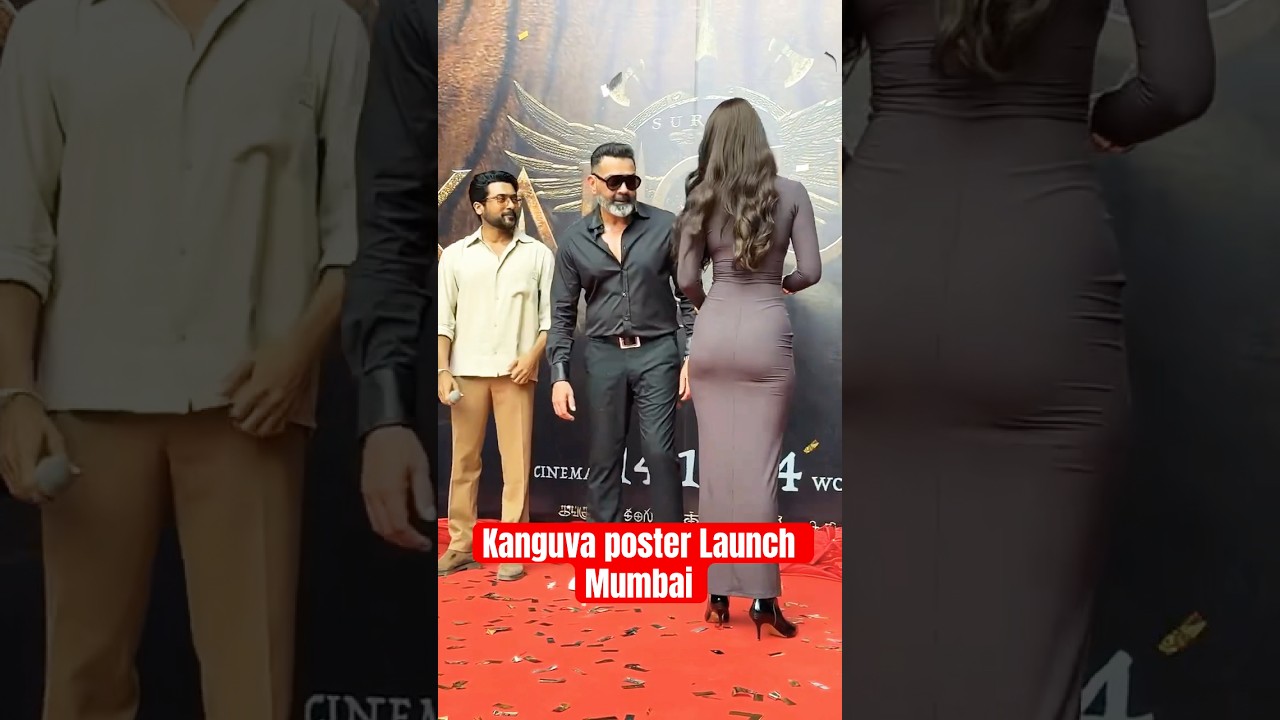 Kanguva poster Launch event in Mumbai - disha patani, suriya, bobby deol - kanguva official trailer