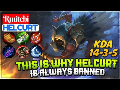 This Is Why Helcurt Is Always Banned [ Top 3 Global S9 ] Rmitchi CubeTV Helcurt Mobile Legends Video