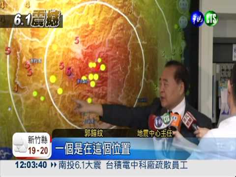 6.1今年最大震! 盲斷層餘震不斷