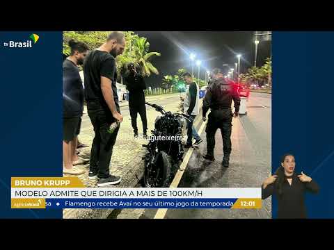 RJ | Bruno Krupp admite que dirigia moto em alta velocidade