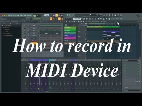 FL Studio: How to record in MIDI
