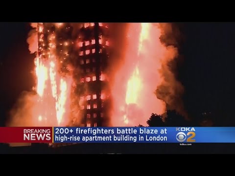 Fire Rages At London Apartment Building