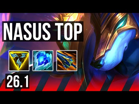 NASUS vs DARIUS (TOP) | Perfect KDA: 12/0/3 | EUW Master | 26.1