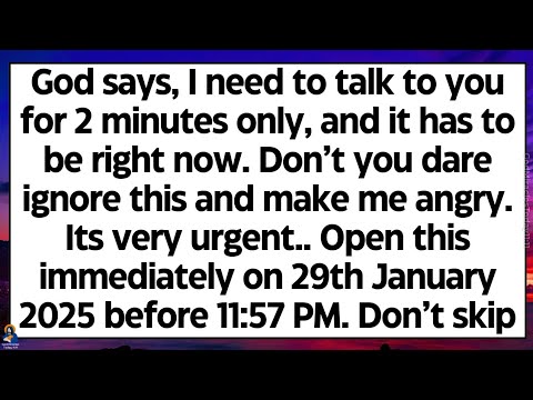 🧾God says, I need to talk to you urgently for 2 minutes only.. Don’t you dare ignore this, open now