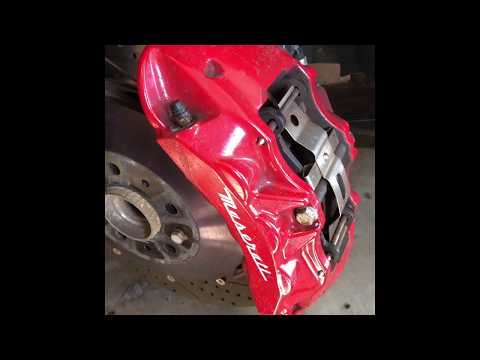 Maserati Granturismo Front Brake pad replacement - Sport Brakes