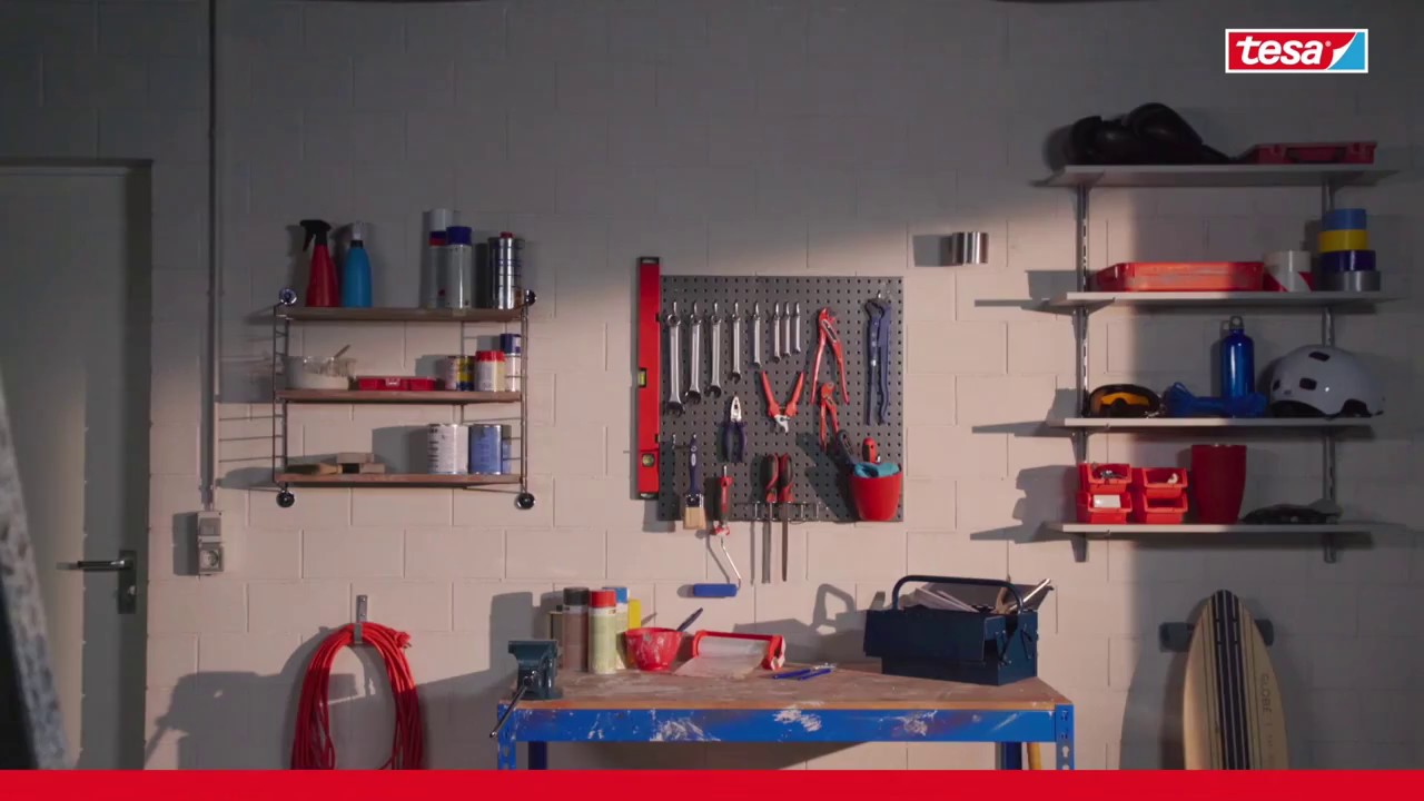 tesa Klebeschraube 5 kg für Mauern + Stein, rund