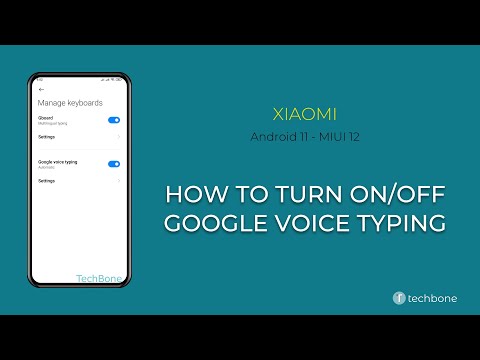 How to Turn On/Off Google voice typing - Xiaomi [Android 11 - MIUI 12]