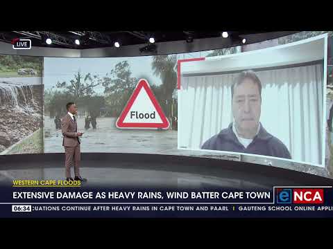 Extensive damage as heavy rains, wind batter Cape Town