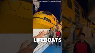 How Many People Fit in ONE Cruise Ship Lifeboat?! 😳🚢 (The Answer Shocked Us) Quantum of the Seas