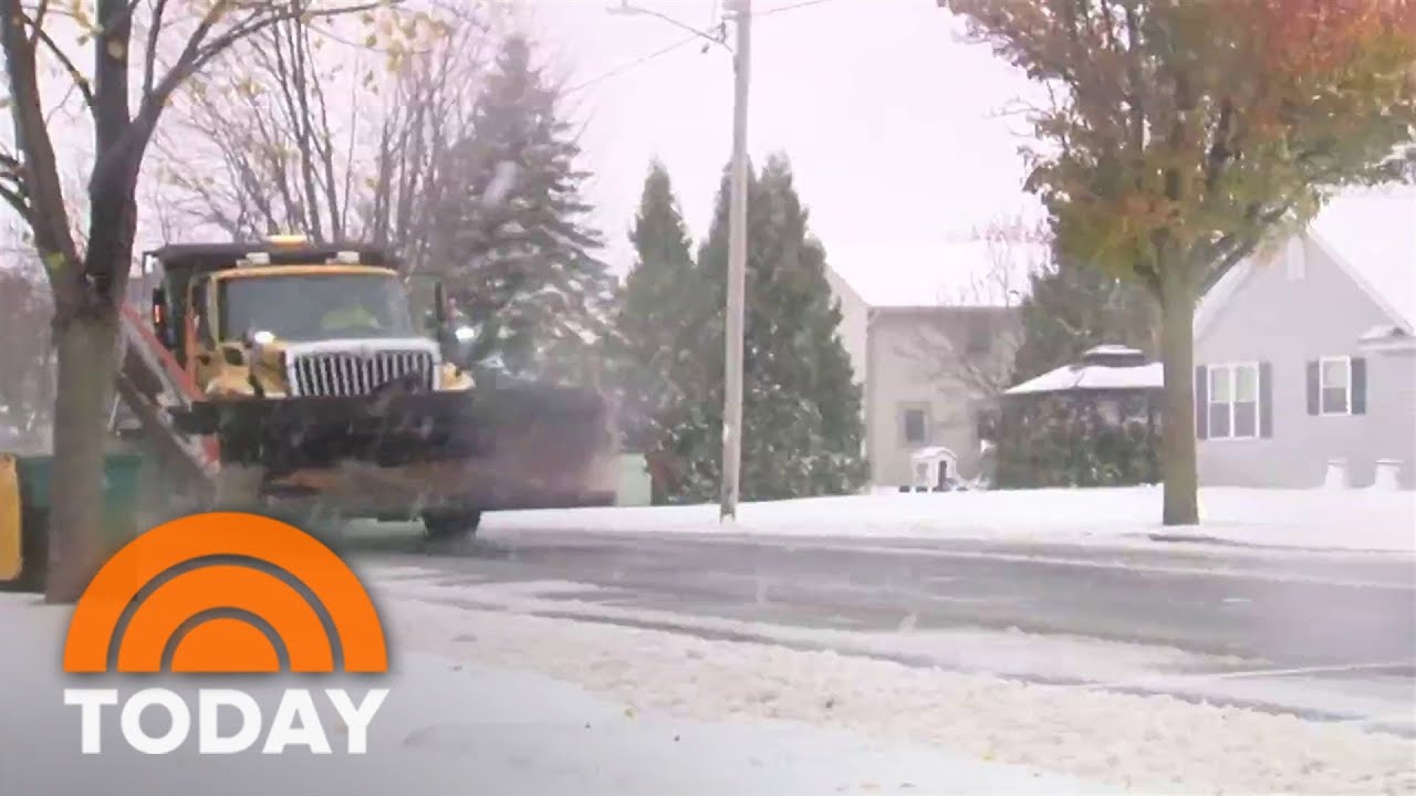 Millions in Northeast and Midwest see first snowfall of the season