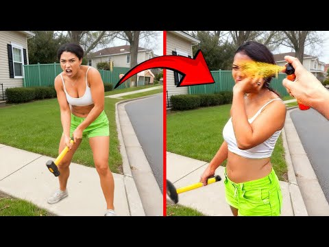 When Crazy People Get HUMBLED With Pepper Spray.!