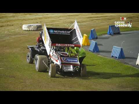 July 23 at TWW Cairns Speedway - Sprint Cars heat 2