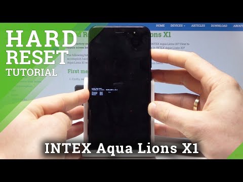 HARD RESET INTEX AQUA LIONS X1 - Bypass Screen Lock / Wipe Data