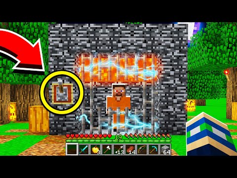 How to TRAP TEST STEVE in Minecraft! (EP20 Scary Survival 2) - Gameplay, Kingdom Kids Zone, Minecraft - EYstreem