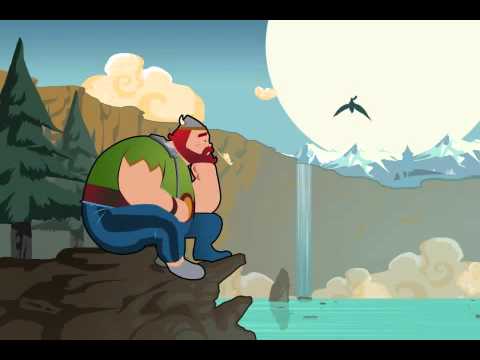 "Vikings Can Fly!" Game intro