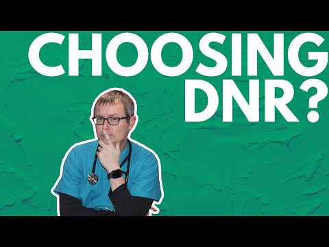 Warum Leute dnr wählen. Ein Arzt diskutiert, einen natürlichen Tod zuzulassen