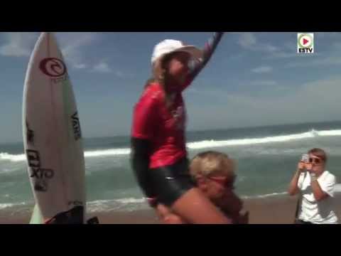 ANGLET SURFING    | 🏄‍♀️ Pauline Ado reine du Pro Anglet 2015 - EUSKADI SURF TV