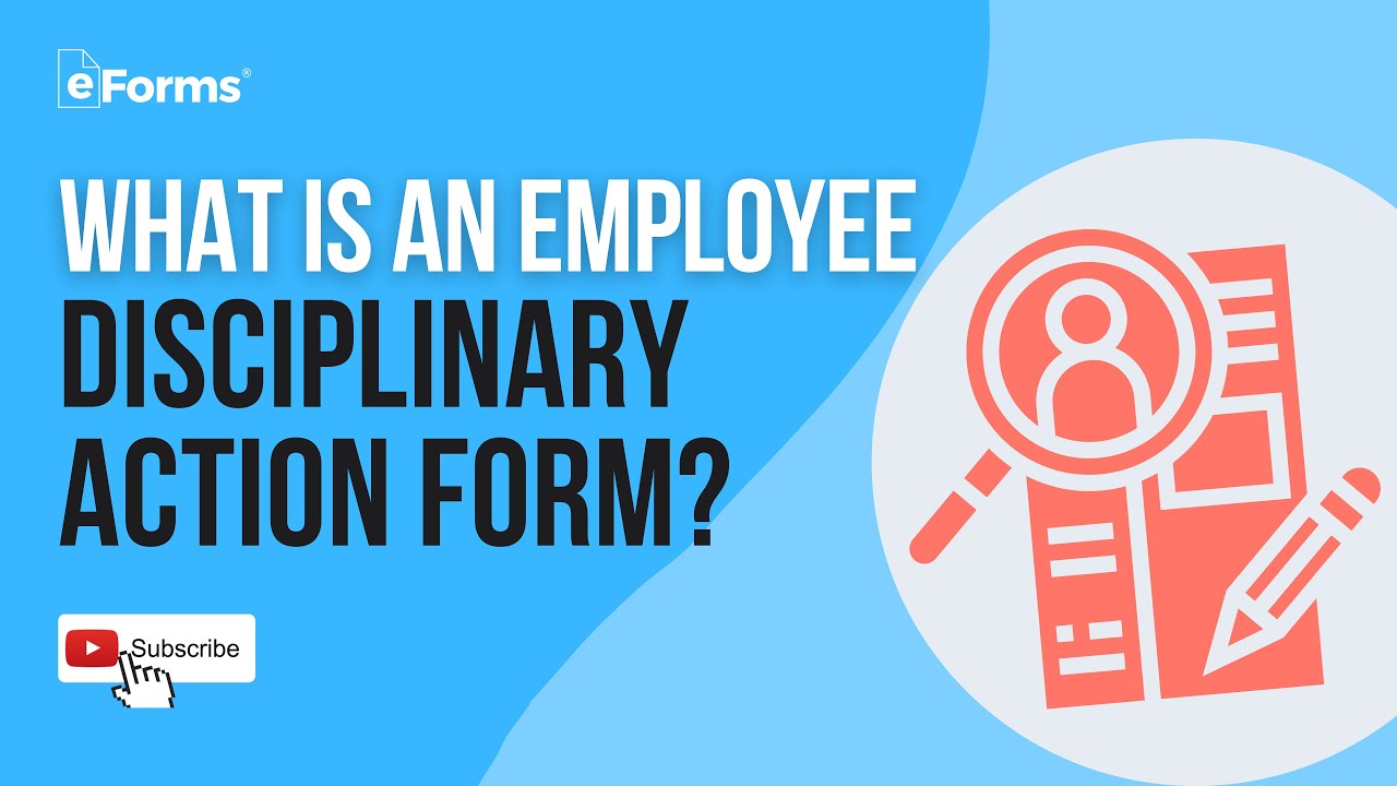 Employee Disciplinary Action Form - EXPLAINED