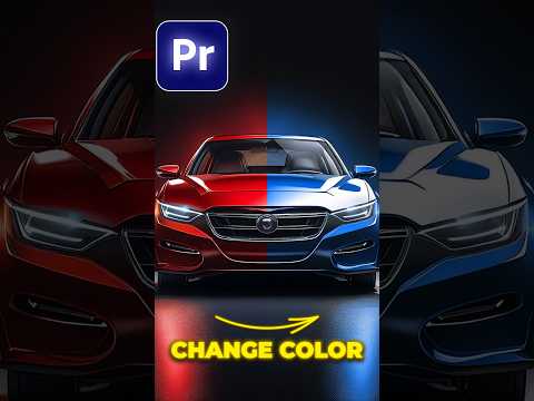 How to CHANGE COLOR of OBJECTS in Premiere Pro #premierepro