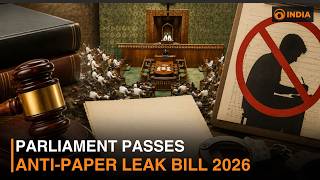 Parliament Passes Anti-Paper Leak Bill 2026 & more news | DD India News Hour | 9 PM IST