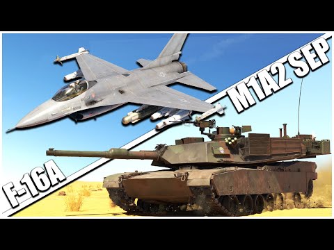 The American Duo That OWNED Top Tier - M1A2 SEP & F-16A - War Thunder