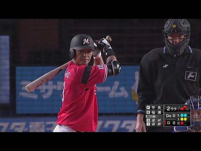 【2回裏】ZOZOマリンが盛り上がる!! 「レッツゴー福浦」 2018/6/14 M-DB