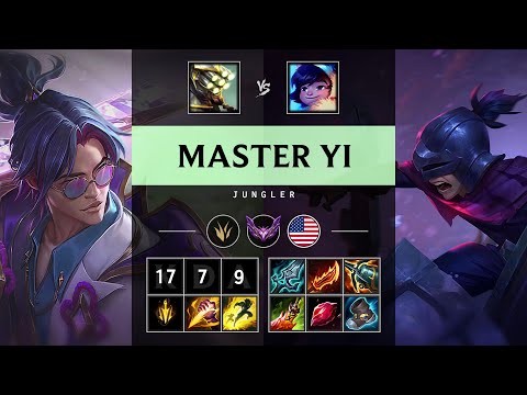 Master Yi Jungle vs Nunu & Willump: Quadra Kill, Dominating - NA Master Patch 14.23
