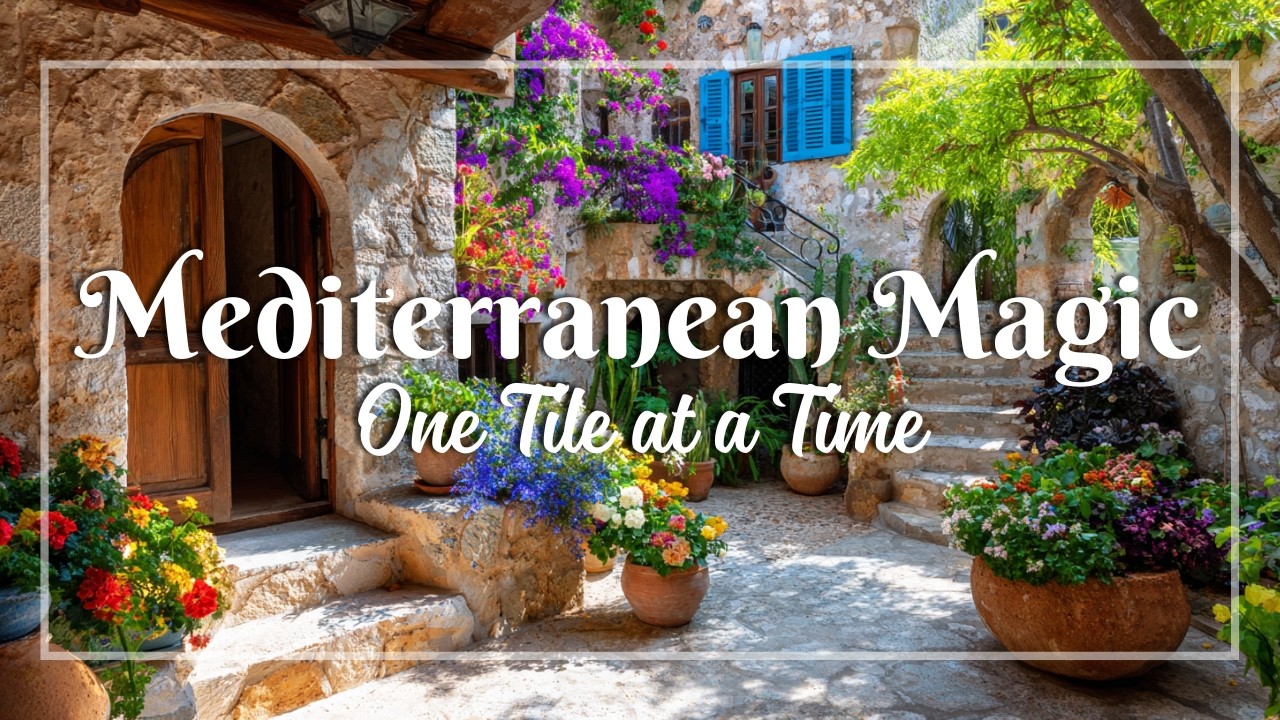 How to Design a Mediterranean Courtyard Garden 🌺 | Rustic Opulence in Every Corner