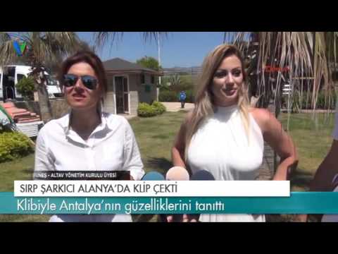Sırp Şarkıcı Alanya'da Klip Çekti