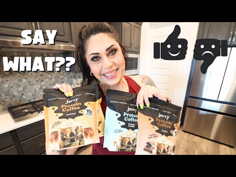 I TRIED JAVVY PROTEIN COFFEE SO YOU DON'T HAVE TO.....😳 HONEST REVIEW & 4 RECIPES! WEIGHT WATCHERS
