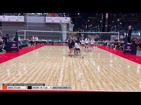 2023 USAV National Championship - Idaho Crush 14 Bower vs UNION 14-1 UA