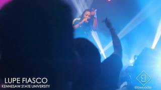 LUPE FIASCO TAKES A FAN REQUEST AND LET HIM RAP (LIVE AT KSU) Oct.14 *HD*