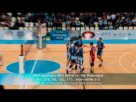 VOLEJBAL zostrih Nitra - Prievidza 2018 finale 3