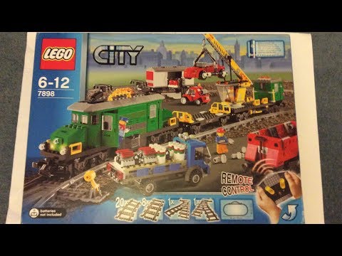 LEGO 7898  Cargo Train Deluxe  Unboxing, Speedbuild and Review
