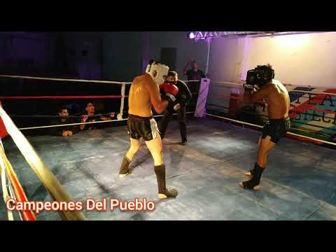🥊Nicolas Andres Vs Matias Sosa - KICK BOXING - AMATEUR - Campeones Del Pueblo - Siempre Humilde