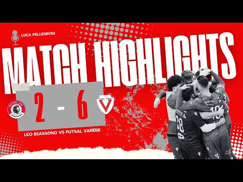 ⚽ Futsal Leo Biassono - Futsal Varese 2-6 | Highlights Calcio a 5 | ⚪🔴
