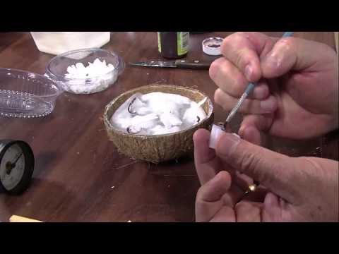 Mulher.com 24/04/2013 Silvio Santos Souza - Vela feita na casca do coco  Parte 1