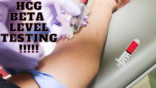 HCG (PREGNANCY) BLOOD TEST // FIRST BETA TEST // EARLY PREGNANCY AFTER ECTOPIC