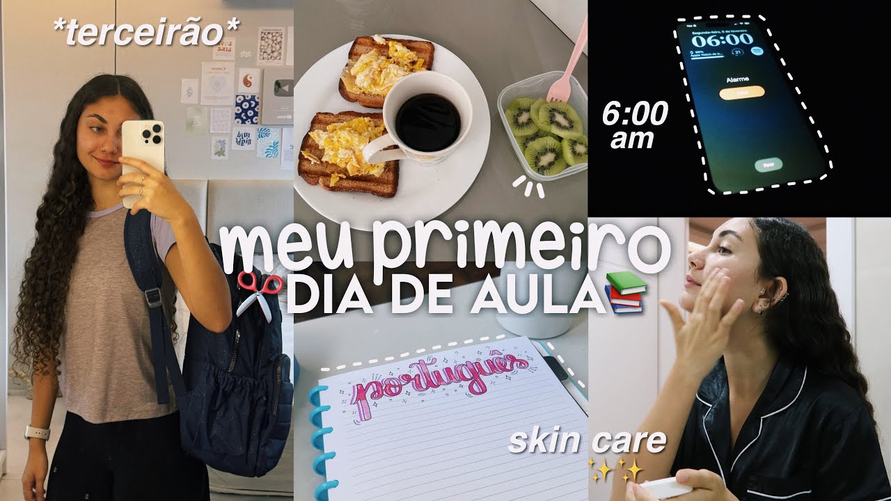 meu primeiro dia de aula 2024📚 *terceirão*