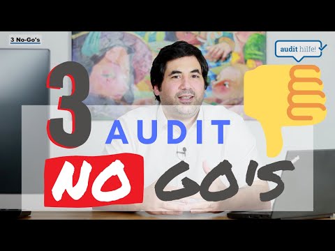 3 Audit No Go's