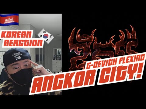 🇰🇭🇰🇷🔥Korean Hiphop Junkie react to G-DEVITH - Flexing [ Angkor Role Play ] (ENG SUB)
