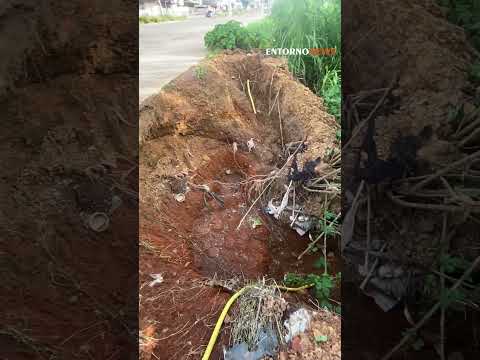 Calçadão da GO-520 apresenta danos e preocupa moradores em Novo Gama