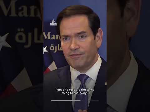 Rubio: Gulf countries don’t support Strait of Hormuz tolls | AJ #shorts