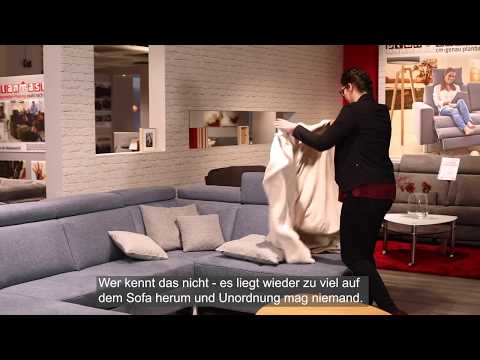 Sofa mit Bettkasten für viel Stauraum