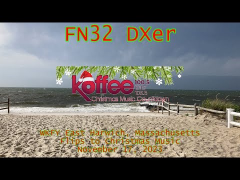 Koffee FM | WKFY East Harwich, Massachusetts Flips to Christmas Music (11/17/2023)