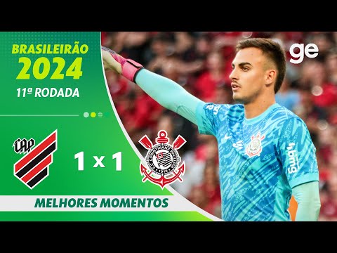 Gols e lances de Athletico Paranaense x Corinthians