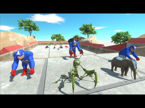 HUNTING FOUND JURASSIC WORLD X3 CAPTAIN AMERICA GORO VS X3 SUPERMAN SPINOSAURUS