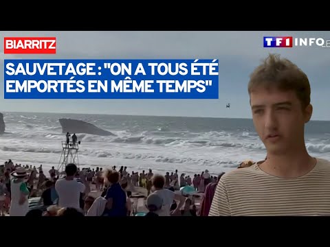 Biarritz : un incroyable sauvetage en mer par hélicoptère